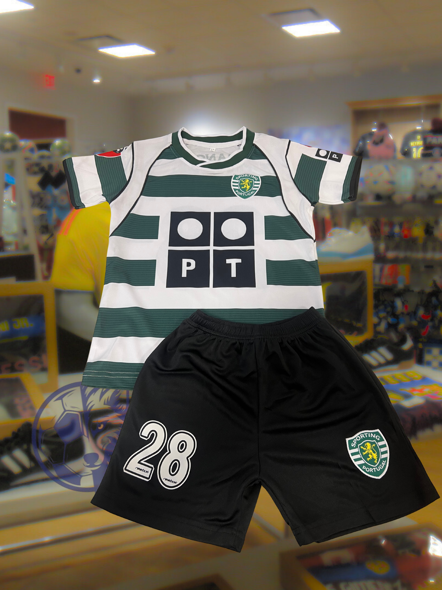 Sporting Portugal Kids Retro Uniform