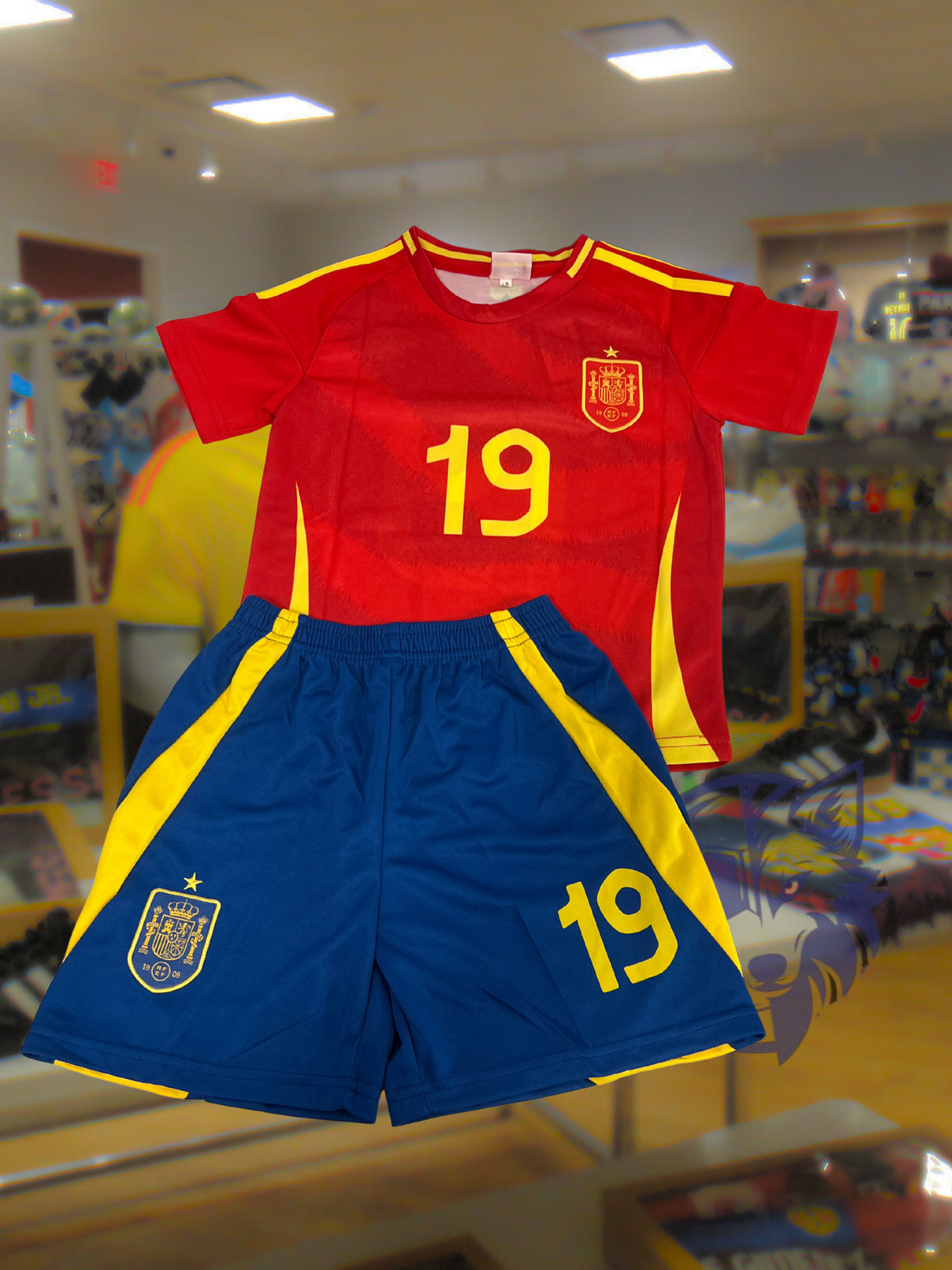 Spain Lamine Yamal Kids Uniform