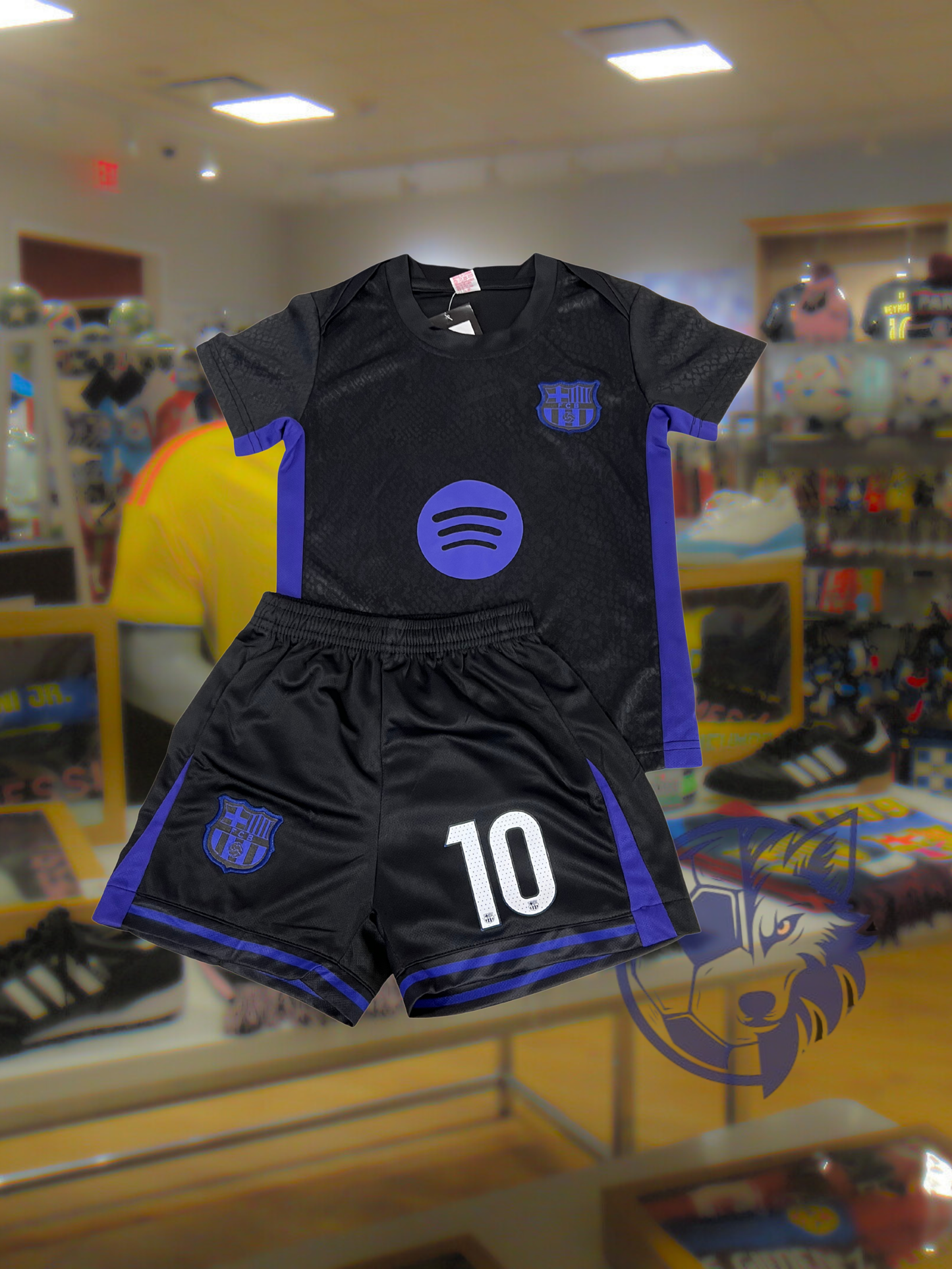 Barcelona Lamine Yamal Kids Uniform