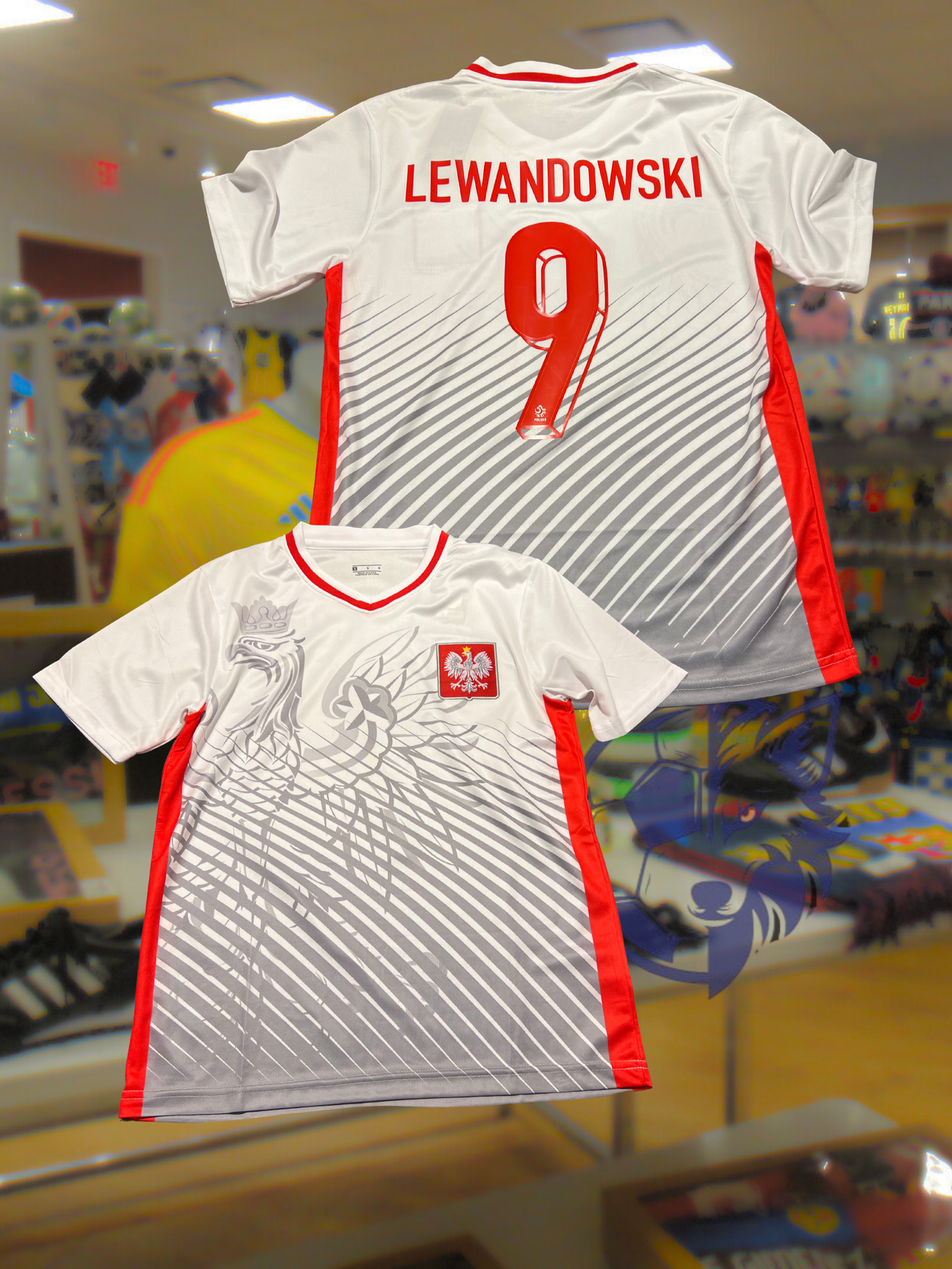Poland Lewandowski Adult Jersey