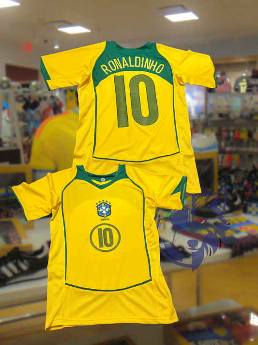 Brazil Ronaldinho Adult Retro Jersey