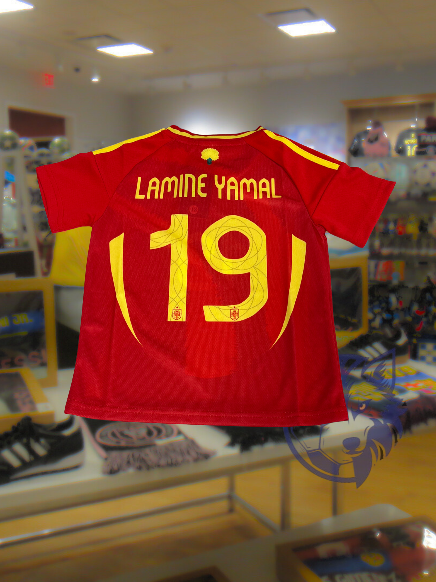 Spain Lamine Yamal Kids Uniform