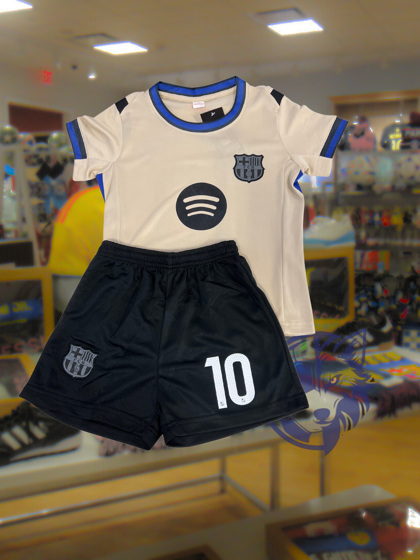 2025/26 Barcelona Away Kids Uniform