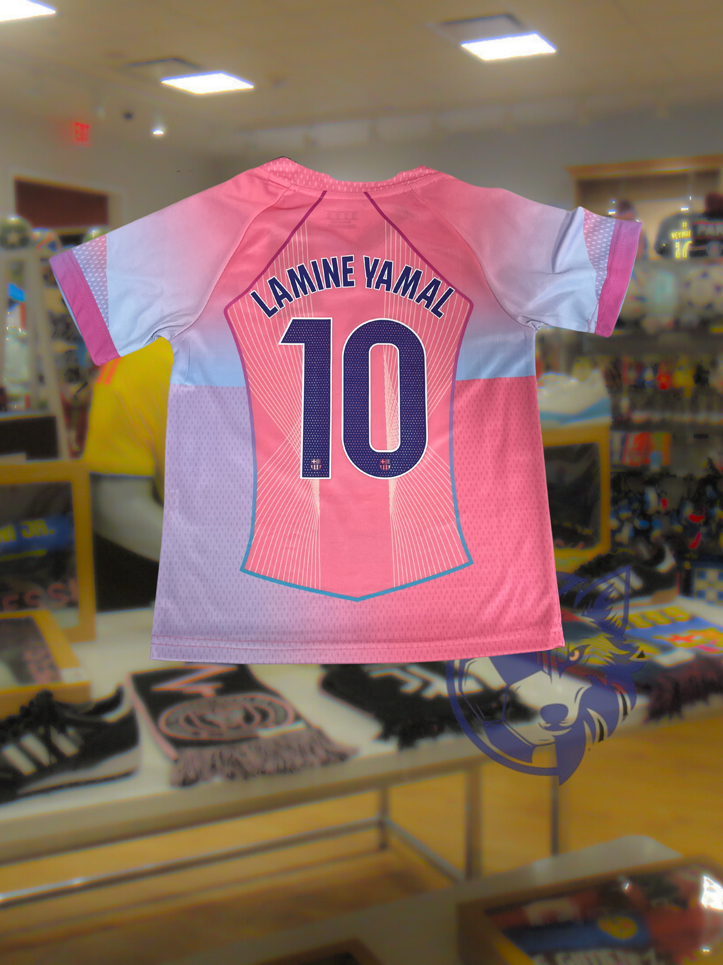 Lamine Yamal Barcelona Kids Uniform