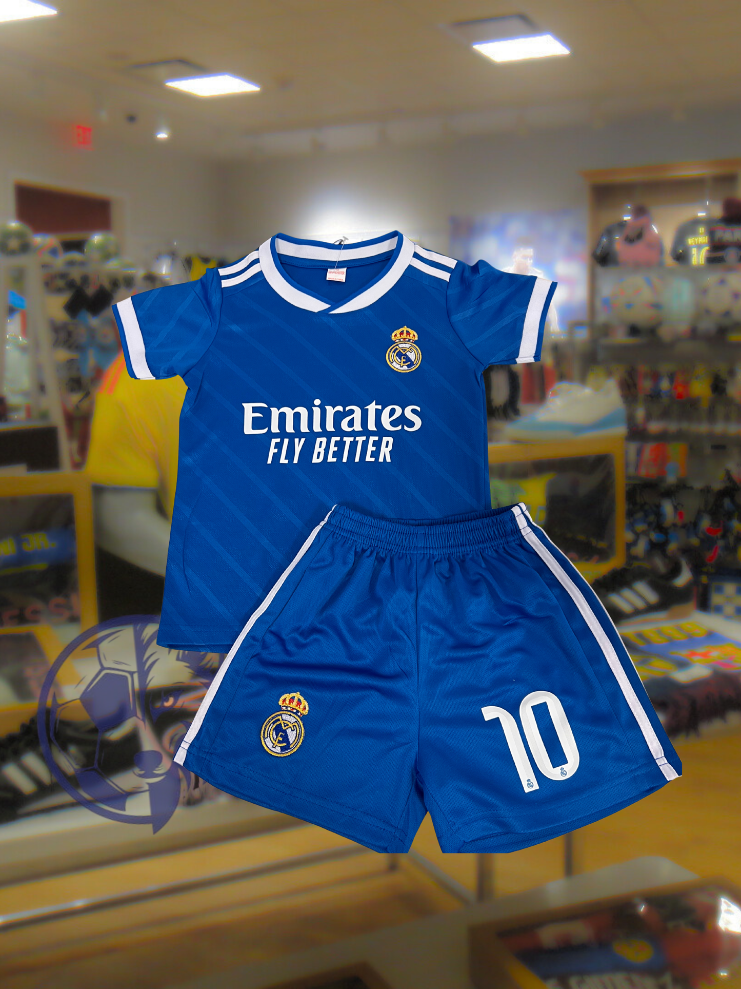 Real Madrid Mbappe 2025/26 Third Kids Uniform