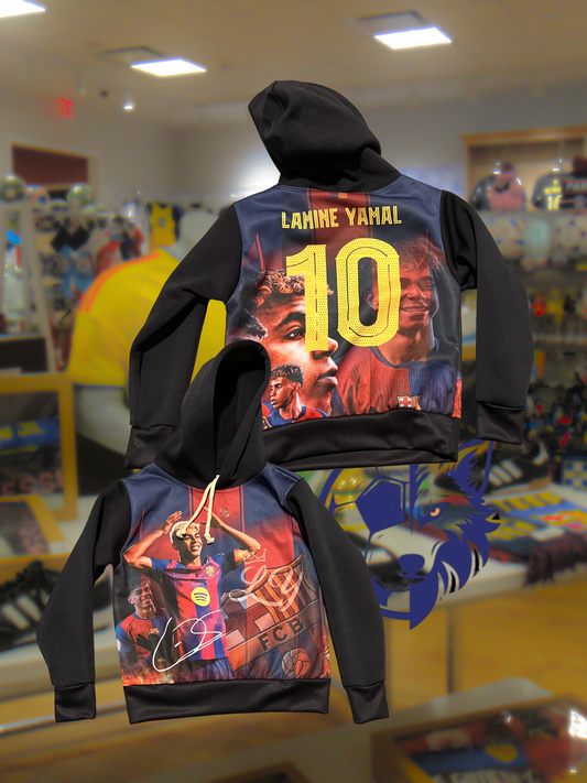 Lamine Yamal Barcelona Kids Hoodie